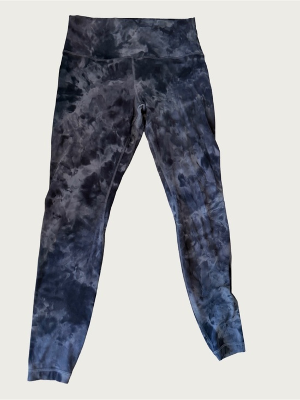 lululemon athletica Black & Charcoal Tie-Dye High-Rise Leggings